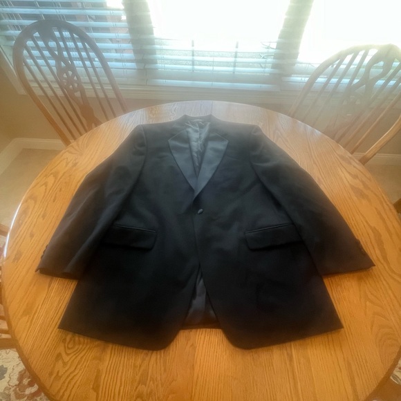 Jos. A. Bank Other - JOS A BANK Men’s Worsted Wool Formal Tuxedo Dinner Jacket Blazer Black Size 43R
